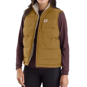 Carhartt Women's Reversible Tan Puffer Vest